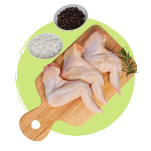 الأجنحة والأكتاف – Ailes et épaules de poulet – préparation maison